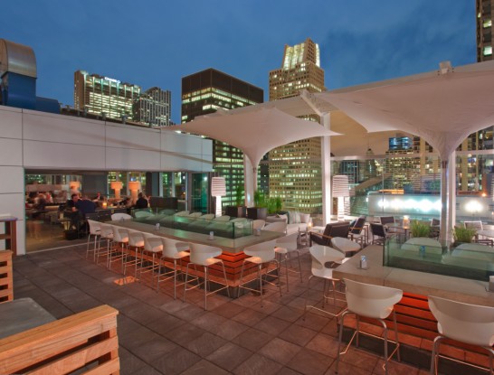 #Sixteen Restaurant roof top, located on top of Trump International ...