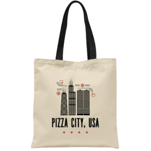 Pizza City Tote Bag