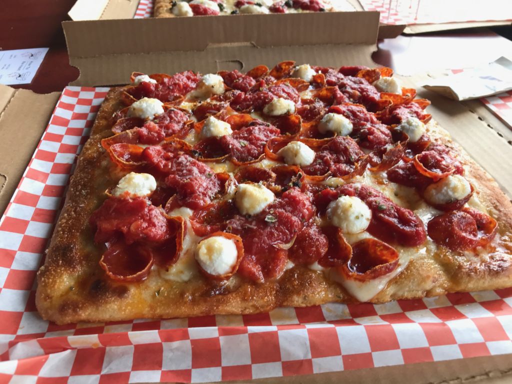 Sicilian Pizza (Deep Dish) 12 Square Slices